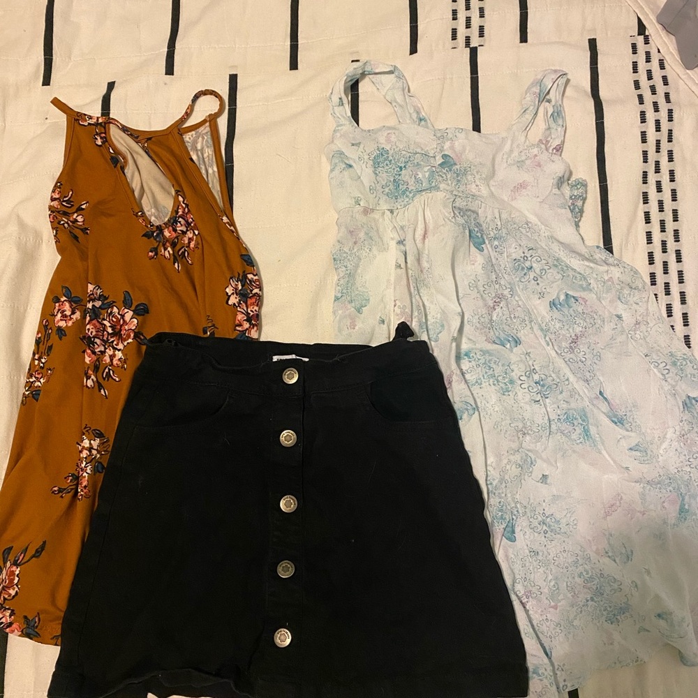Girls Dress and skirt Bundle